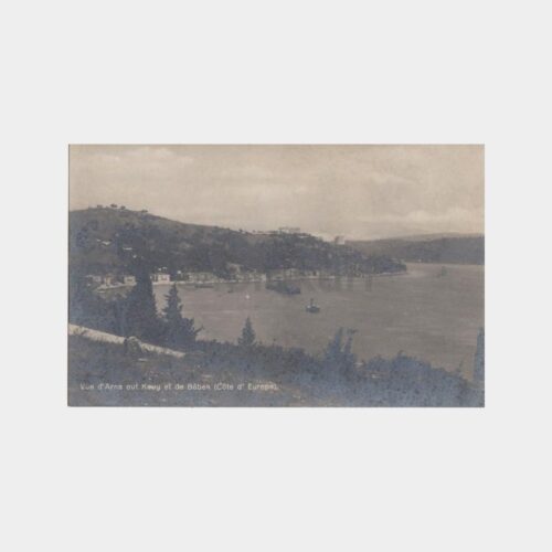 1920 Boğaziçi Bebek Arnavutköy -Editör MJC- Kartpostal