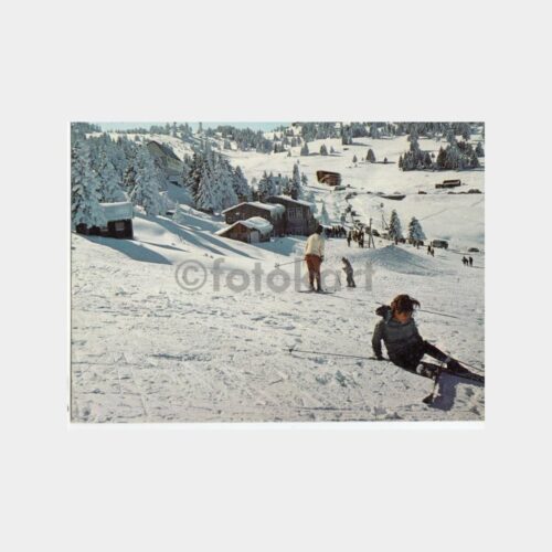 1975 Bursa Uludağ Kayakçılar Konulu Kartpostal