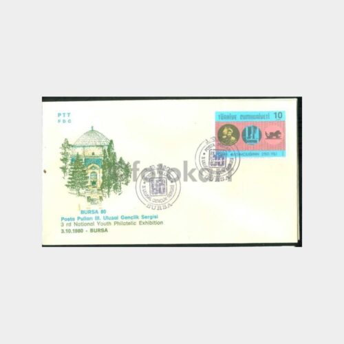 1980 Bursa 80 Ulusal Pul Sergisi FDC