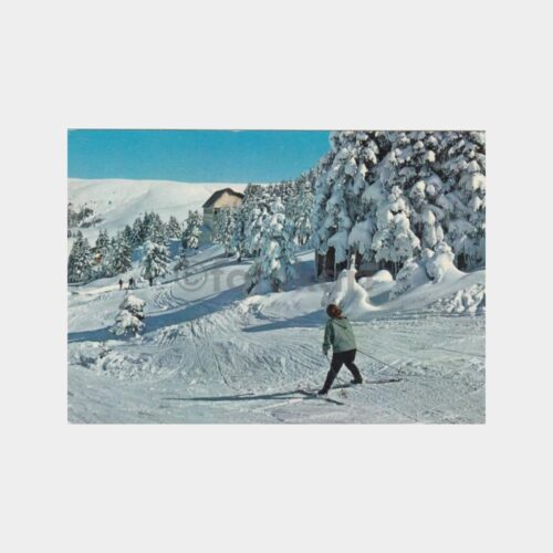 1980 Bursa Uludağ Görünüş Kartpostal