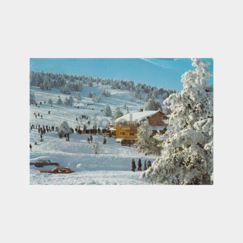 1980 Bursa Uludağ Görünüş Kartpostal