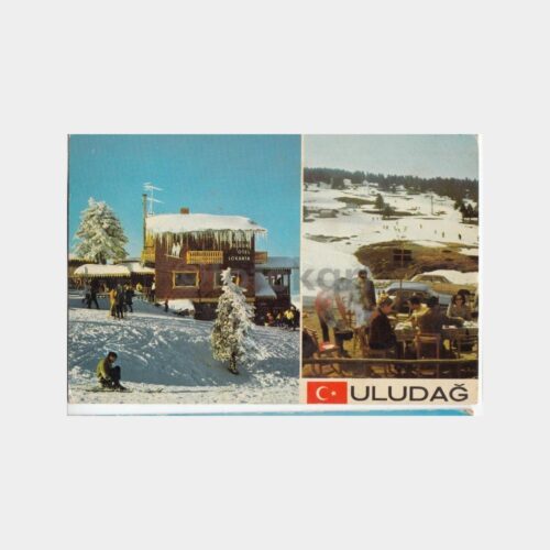 1975 Bursa Uludağ Beceren Oteli Görünüşü Kartpostal