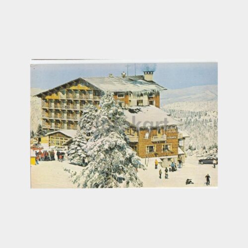 1975 Bursa Uludağ Beceren Oteli Kartpostal