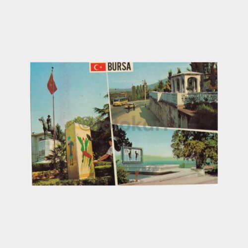 1975 Bursa 3 Görünüş Kartpostal