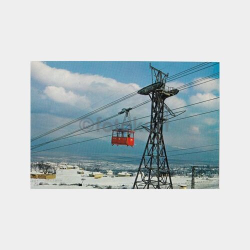 1975 Bursa Uludağ Teleferik Görünüş Kartpostal