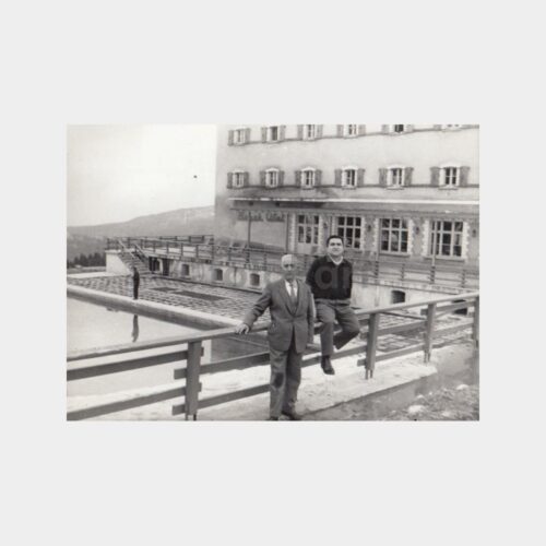 1945 Bursa Uludağ Büyük Otel Önünde 3 Adet Fotoğraf - Görsel 3