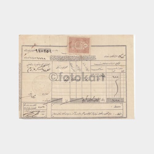 1926-928 Çengelköy 281 Hesap Vergi Makbuzu (3 Adet) - Görsel 2