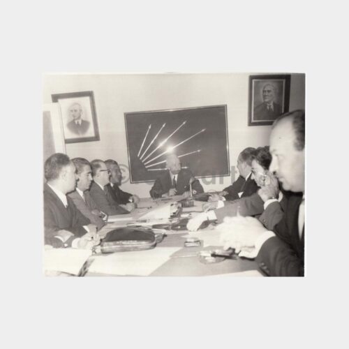 1963 CHP Parti Meclisi Toplantısı İnönü Konulu Fotoğraf