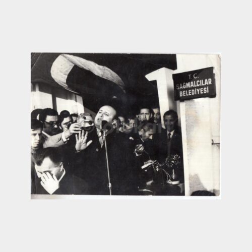 1967 Süleyman Demirel - Sağmalcılar Belediyesinde Fotoğraf