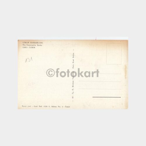 1960 Antik Efes Liman Hamamları Konulu Fotoğraf - Görsel 2