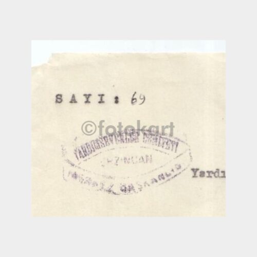 1960 Erzincan Yardımsevenler Derneği Yazısı - Görsel 2