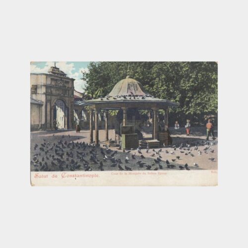1920 Eyüp Sultan Camii Konulu Kartpostal