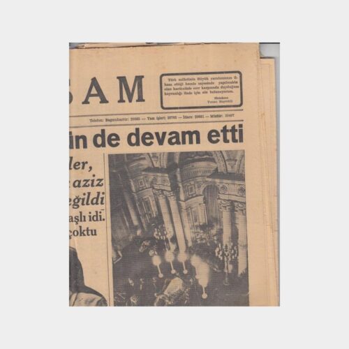 1938 18 Kasım Akşam Gazetesi (Ata İhtiram Geçişi) - Görsel 2