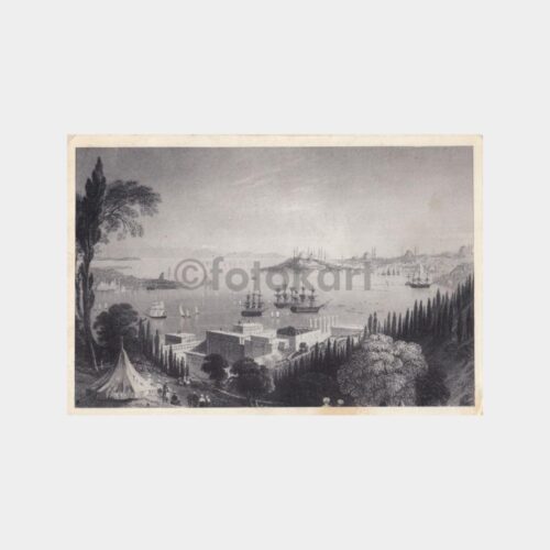 İstanbul Gravür Baskı Tebrik Kartı
