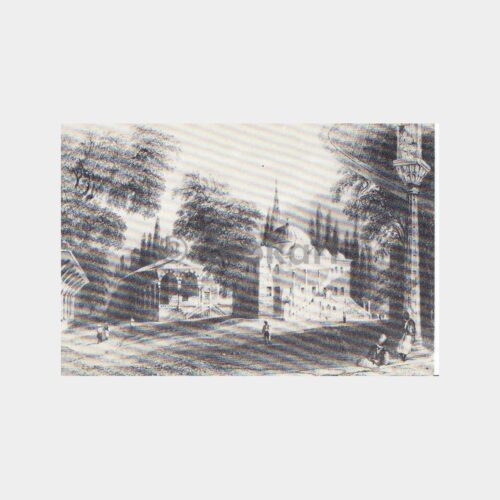 Gravür Cami Görünüşlü -Ajans Türk- Kartpostal