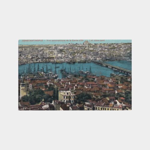 1920 Haliç Panoramik Görünüş Konulu Kartpostal
