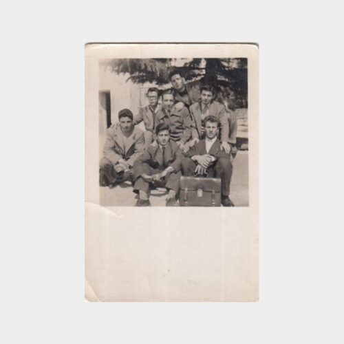 1953 Kabataş Lise Öğrenci Grup Konulu 2 Adet Fotoğraf