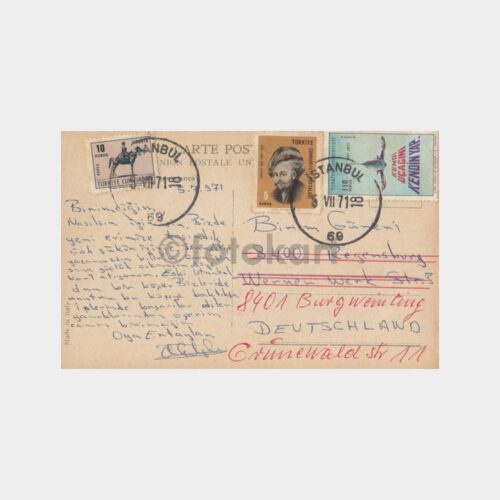 1920 Kahvehane Grubu Yakın Dönem Damgalı Kartpostal - Görsel 2
