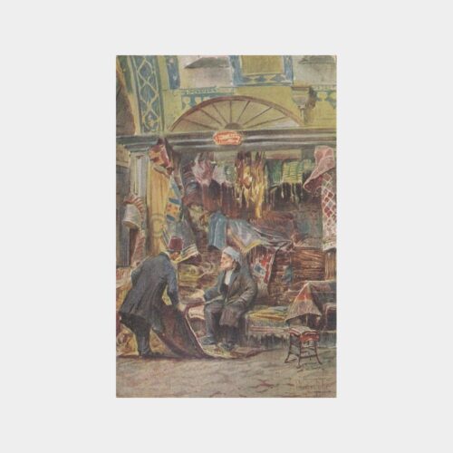 1920 Kapalıçarşı Halıcı -Editör MJC- Kartpostal
