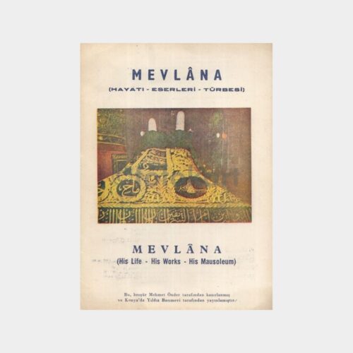1960 Konya Mevlana Hayatı Eserleri Türbesi Broşürü