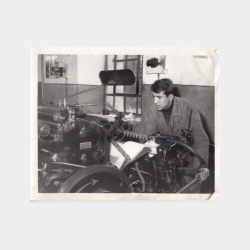 1960 Matbaacılık Tarihi Konulu 5 Adet Arşiv Fotoğraf