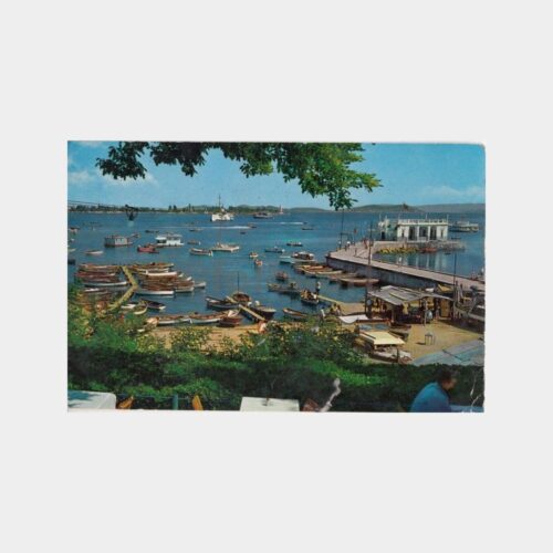 1968 Moda İskelesi Konulu Damgalı Kartpostal