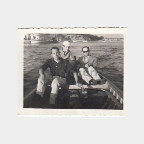 1963 Moda İskelesi Önü Sandalda Konulu Fotoğraf