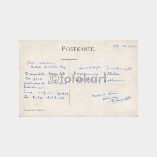 1962 Demokrat Parti R. Koraltan Suadiye Plaj Damgalı Zarf - Görsel 4