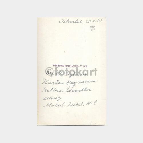 1961 Rumelihisarı Görünüş -Editör Y.Gizi- Kartpostal - Görsel 2