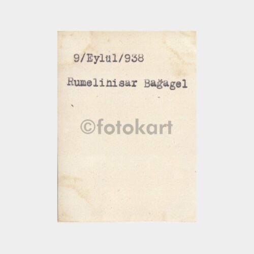 1938 Rumelihisarı Bağagel Konulu Fotoğraf - Görsel 2