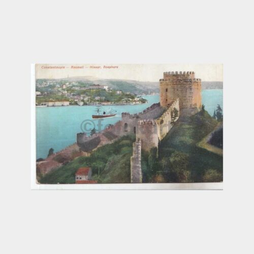 1920 Boğaziçi Rumelihisarı Görünüş Kartpostal