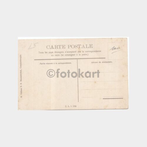 1920 Boğaziçi Rumelihisarı Görünüş Kartpostal - Görsel 2