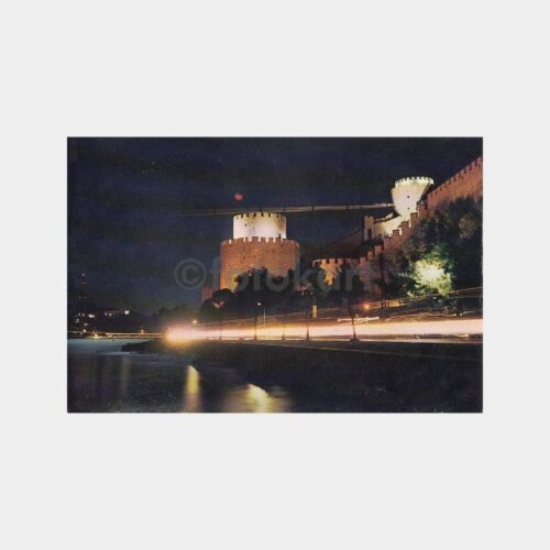 1978 Rumelihisarı Gece Görünüş Kartpostal