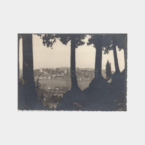 1950 Boğaziçi Rumelihisarı ve Vapur Kartpostal