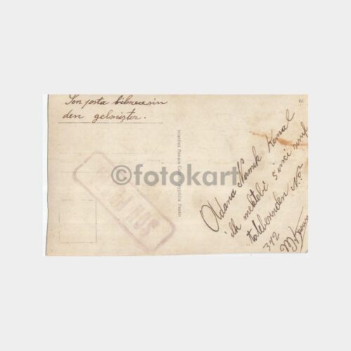 1936 Süleymaniye Haliç Konulu Kartpostal - Görsel 2