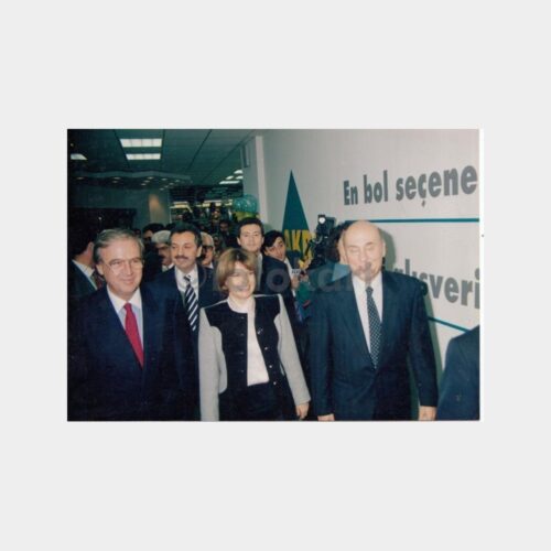 1996 Tansu Çiller - Mis Süt Açılışı Konulu Fotoğraf