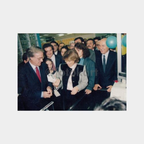1996 Tansu Çiller - Mis Süt Açılışı Konulu Fotoğraf