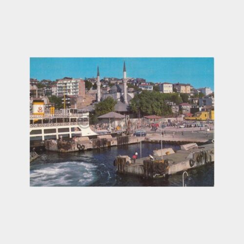 1970 Üsküdar İskelesi Konulu Kartpostal