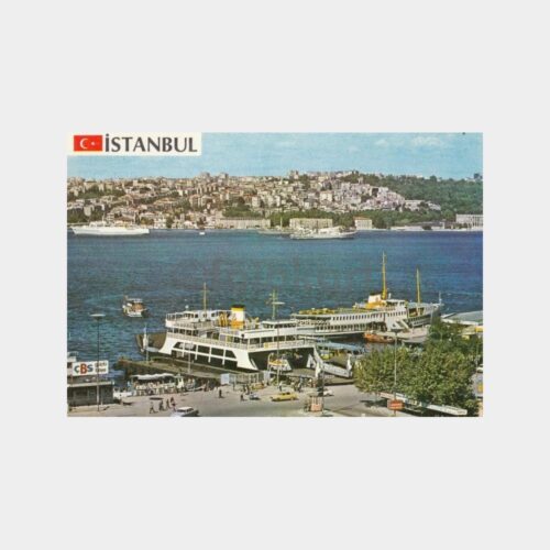 1983 İstanbul Üsküdar Vapur İskelesi Kartpostal