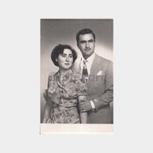 1960 İzmir Foto Gagin Stüdyo Aile Fotoğraf