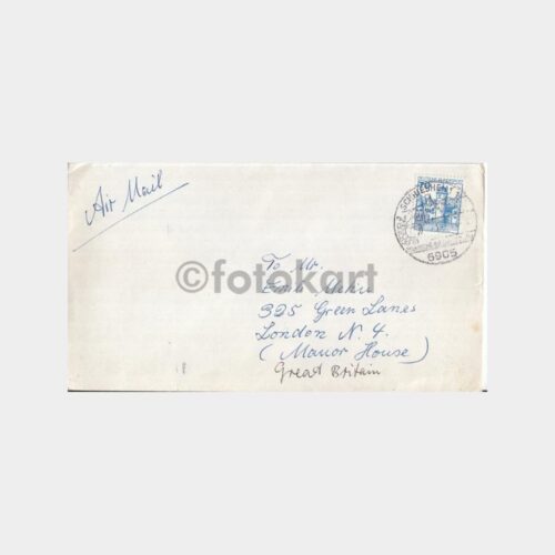 1970 Almanya 6905 Posta Damgalı Zarf