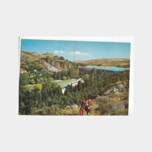 1967 Ankara Çubuk Barajı Görünüş Kartpostal