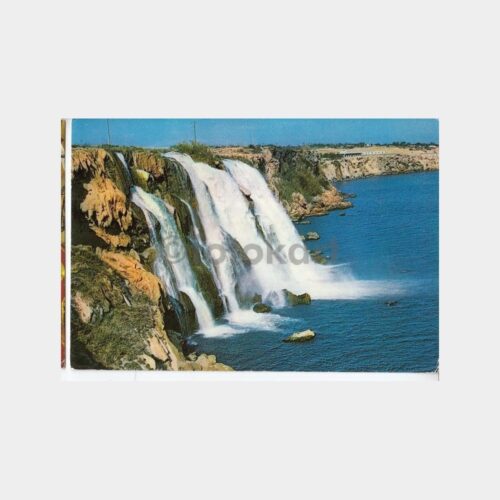 1975 Antalya Düden Şelalesi Görünüş Kartpostal