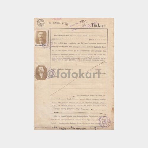 1933 Beyoğlu 2. Noteri Hilmi Tasdikli Sözleşmesi