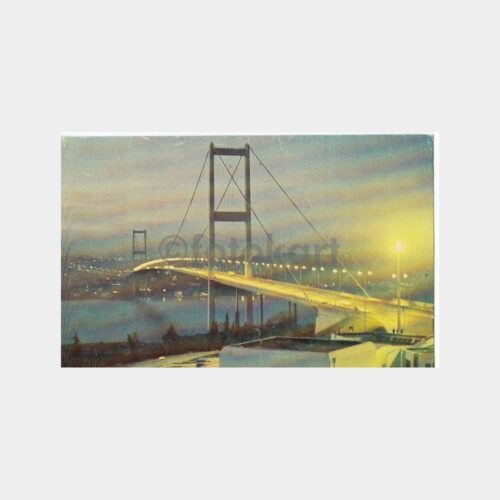 1976 Boğaziçi Köprüsü Görünüş Kartpostal