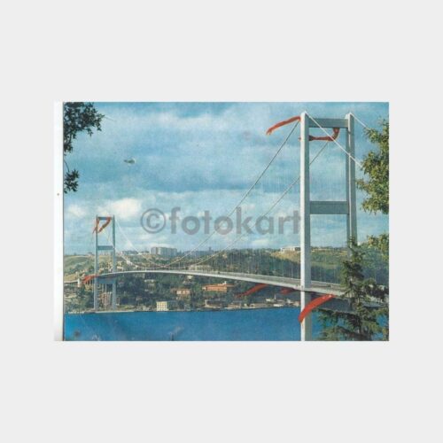 1975 Boğaziçi Köprüsü Görünüş Kartpostal
