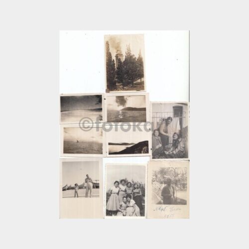 1940 Burgazada Albümünden 9 Adet Fotoğraf