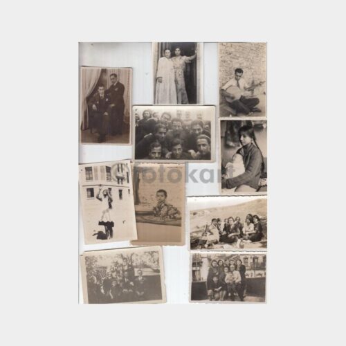 1940 Burgazada Aile Albümünden 21 Adet Fotoğraf