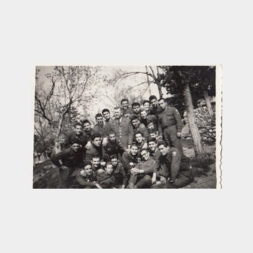 1958 Bursa Işıklar Askeri Lisesi Grup Fotoğrafı