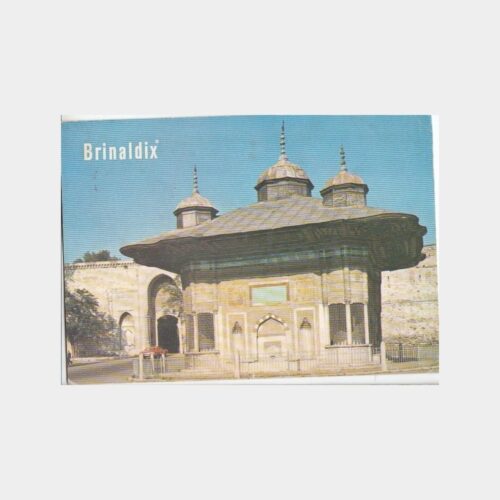 1972 Sultanahmet III. Ahmet Çeşmesi Doktor Adresli Kartpostal